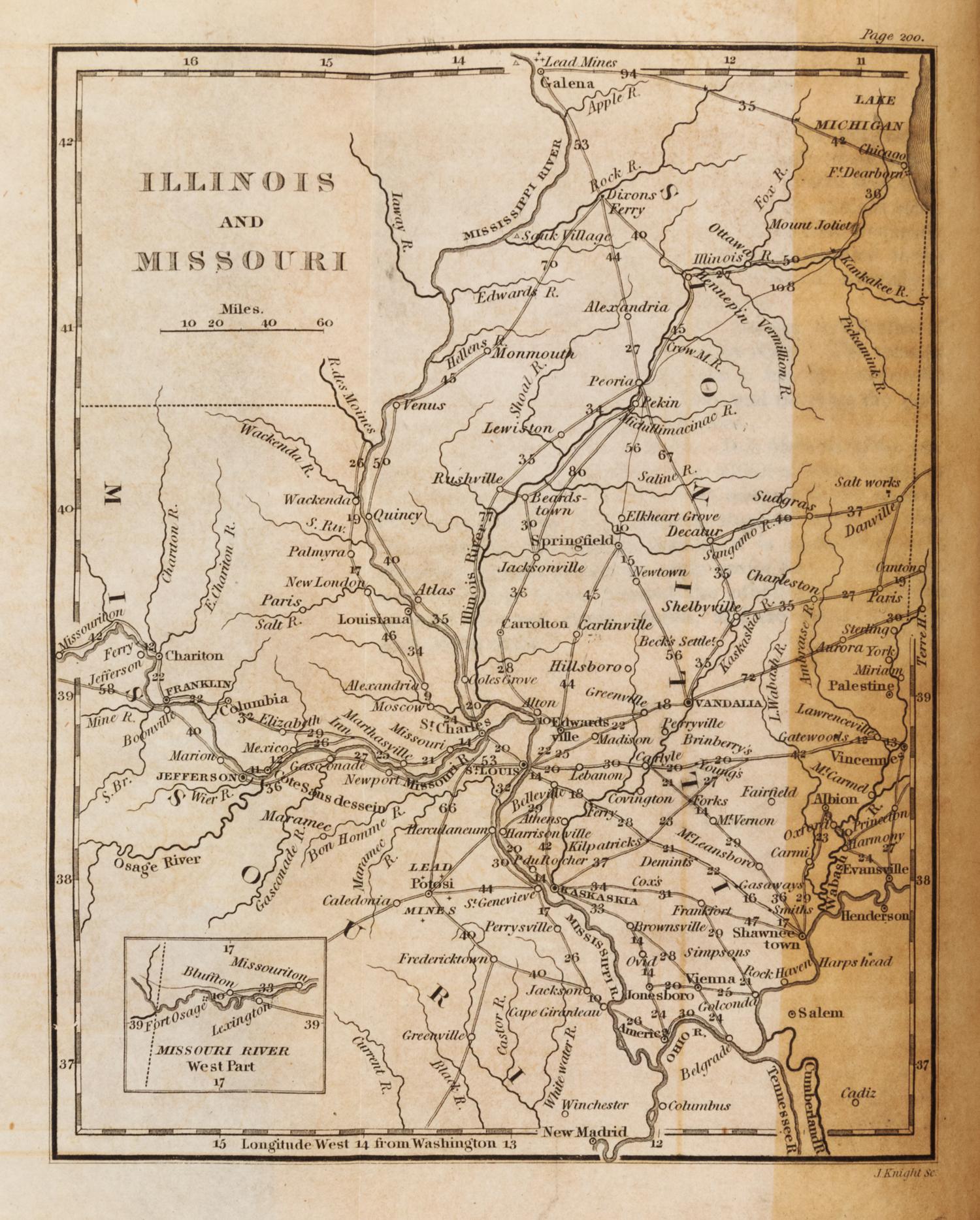 [BAIRD, Robert. (1798-1863)]. A View of the Valley of the Mississippi. Philadelphia: H.S. Tanner, 1834.