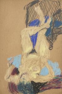 Reclining Nude with Leg on Chair , 1961