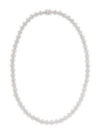 TIFFANY & CO., DIAMOND AND PLATINUM 'LACE' NECKLACE