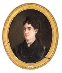 English School, (19th Century), Portrait of a Lady