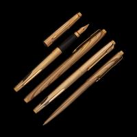 A Group of Gold Parker Writing Instruments