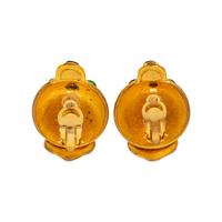 Chanel, Gripoix Pâte de Verre Ear Clips