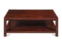 A Custom Rosewood Draw-Leaf Cocktail Table