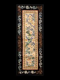 A Collection of 33 Chinese Embroidered Silk Panels 近代 綉片33幅