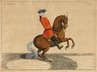 A Set of Four French Hand-Colored Engravings