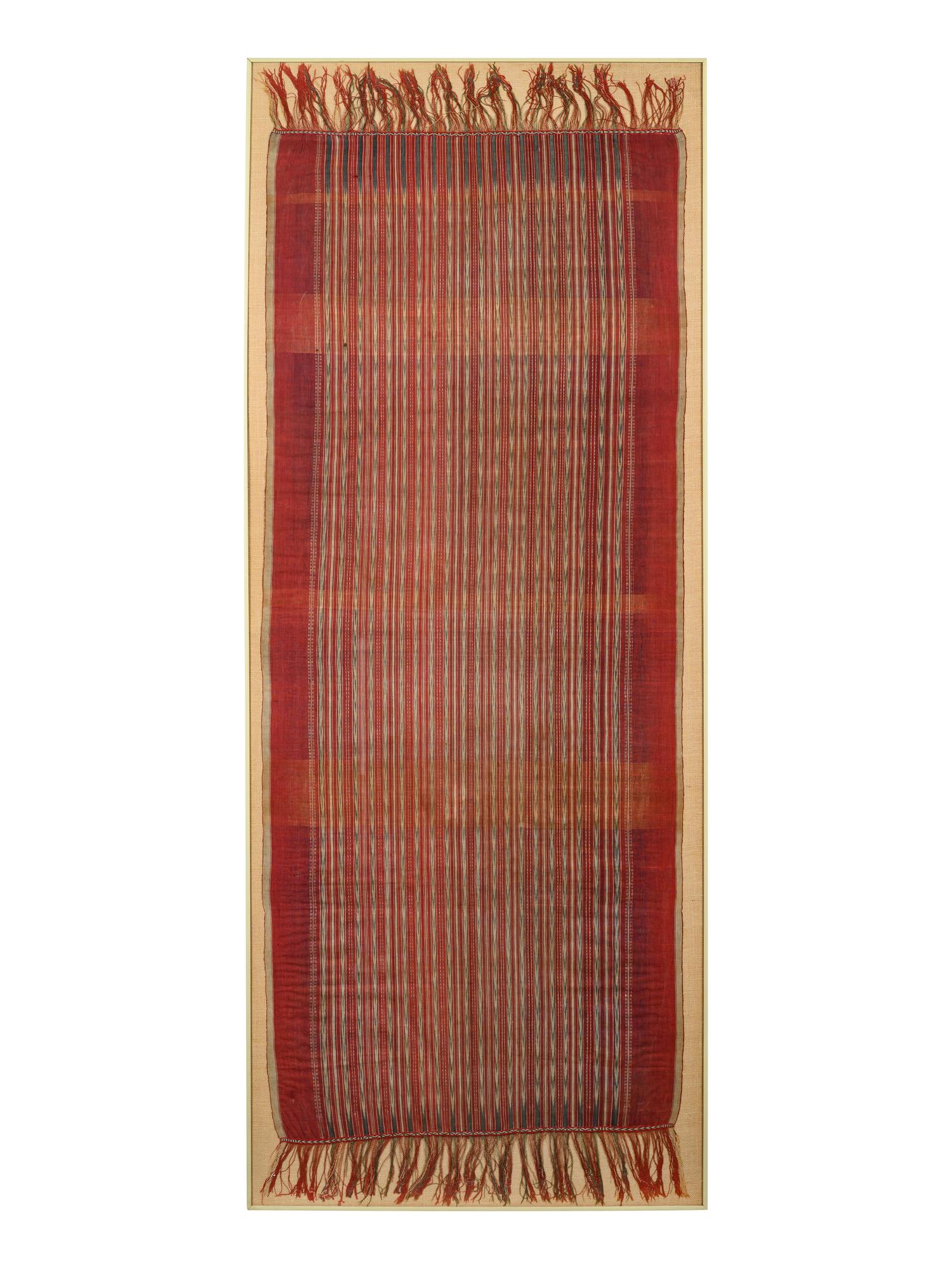 An Acrylic-Framed Textile Panel
