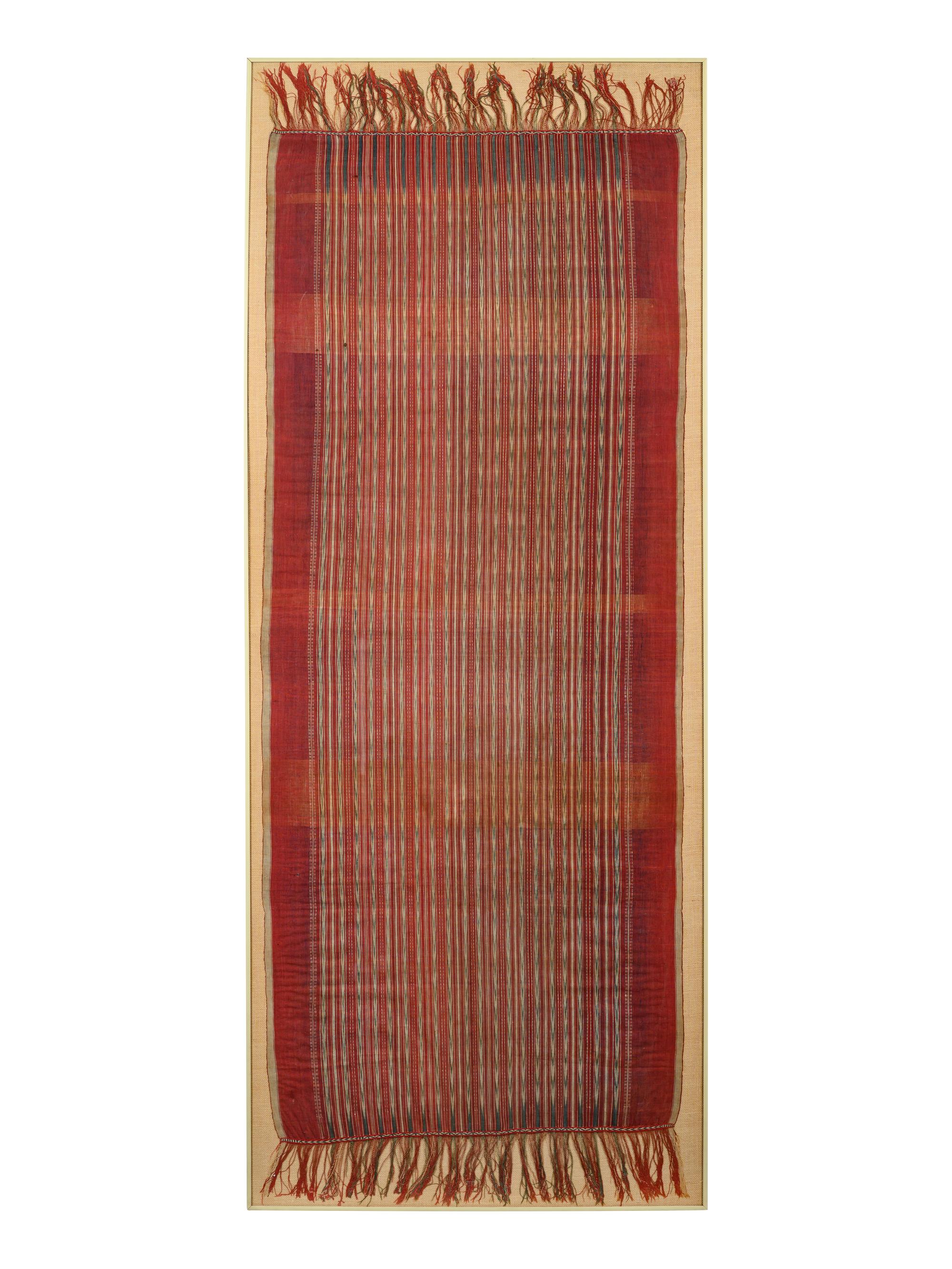 An Acrylic-Framed Textile Panel
