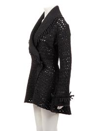 Alaïa Felted Wool Knit Coat, 1990s