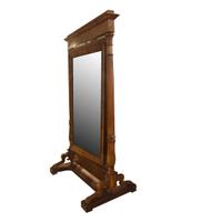 A Cheval Mirror with Paw Feet 45" W x 28" D x 76" H — Italy, 19th/20th Century