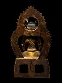 A Gilt Bronze Figure of Amitayus