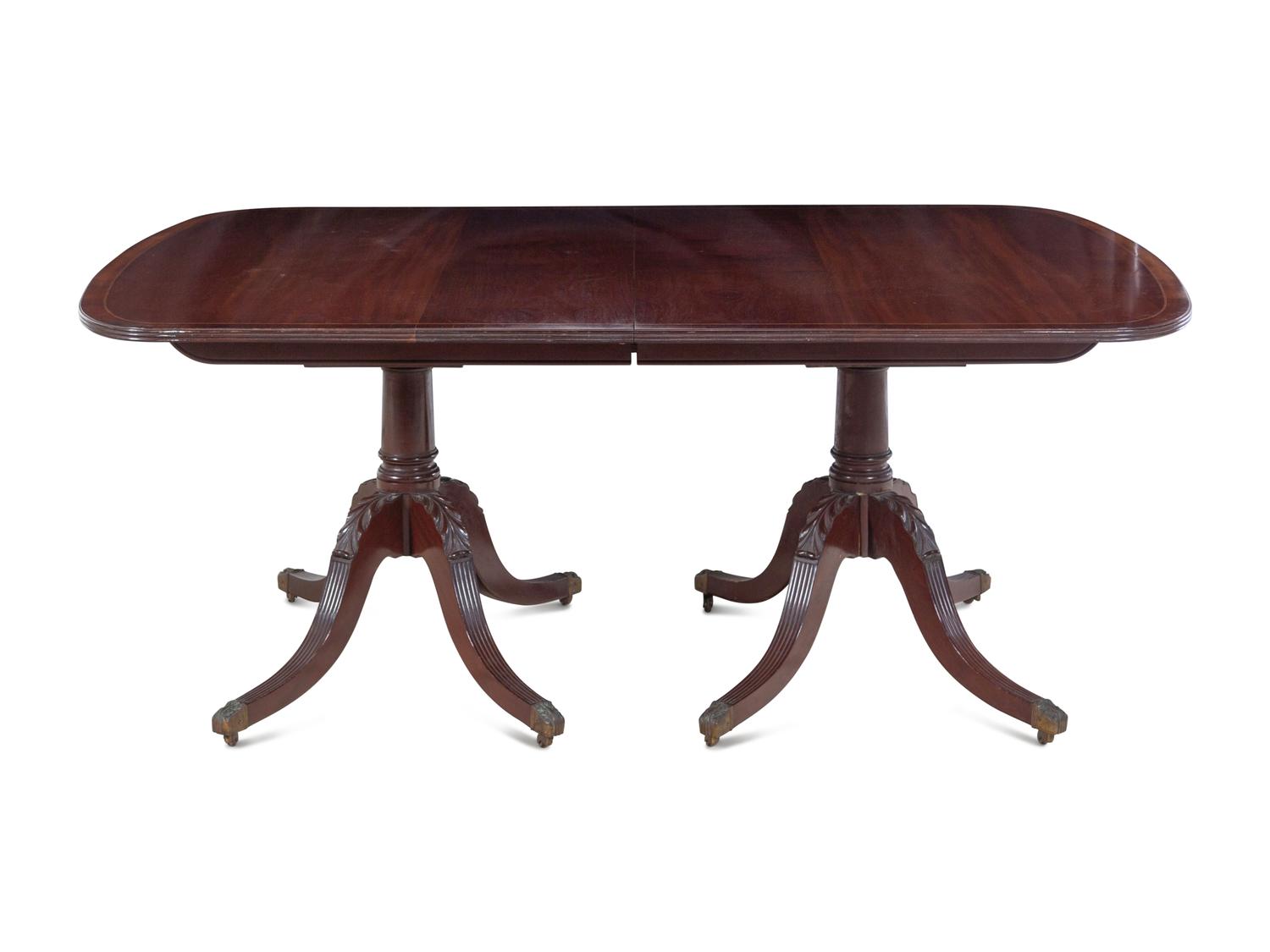 A George III Style Mahogany Dining Table