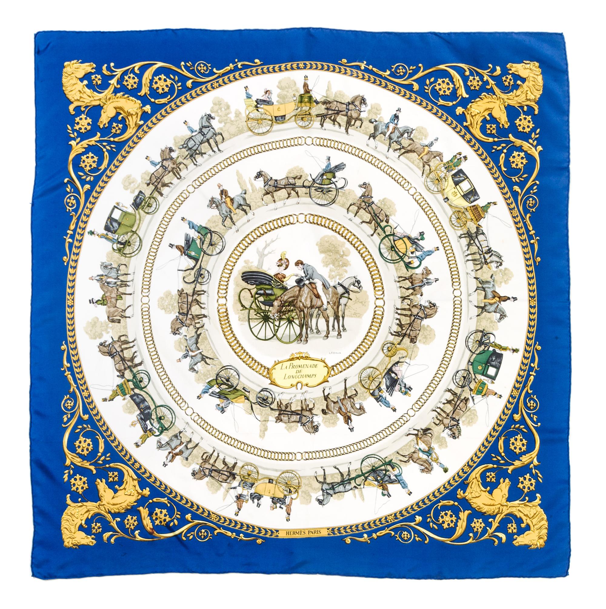 An Hermes 90cm Silk Scarf, 36" x 36"