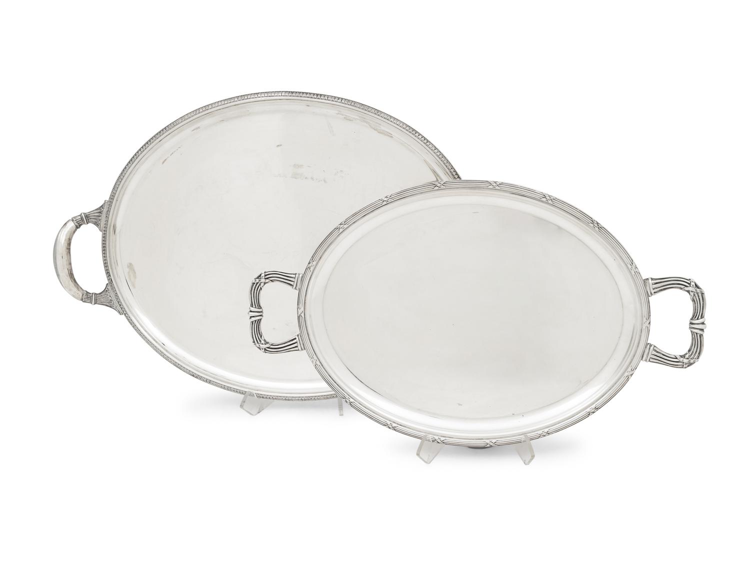 Two Buccellati Silver Trays