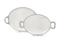 Two Buccellati Silver Trays