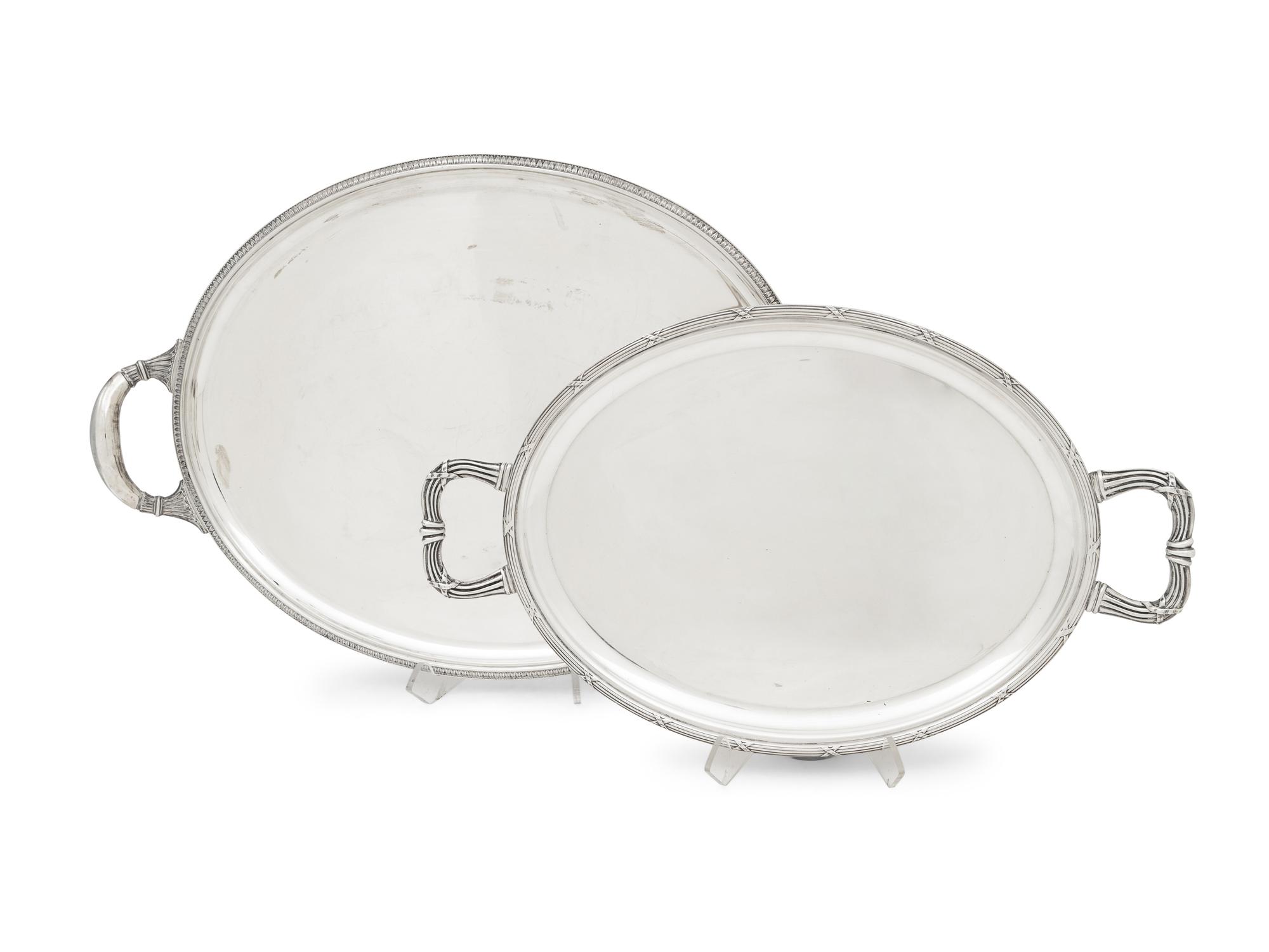Two Buccellati Silver Trays