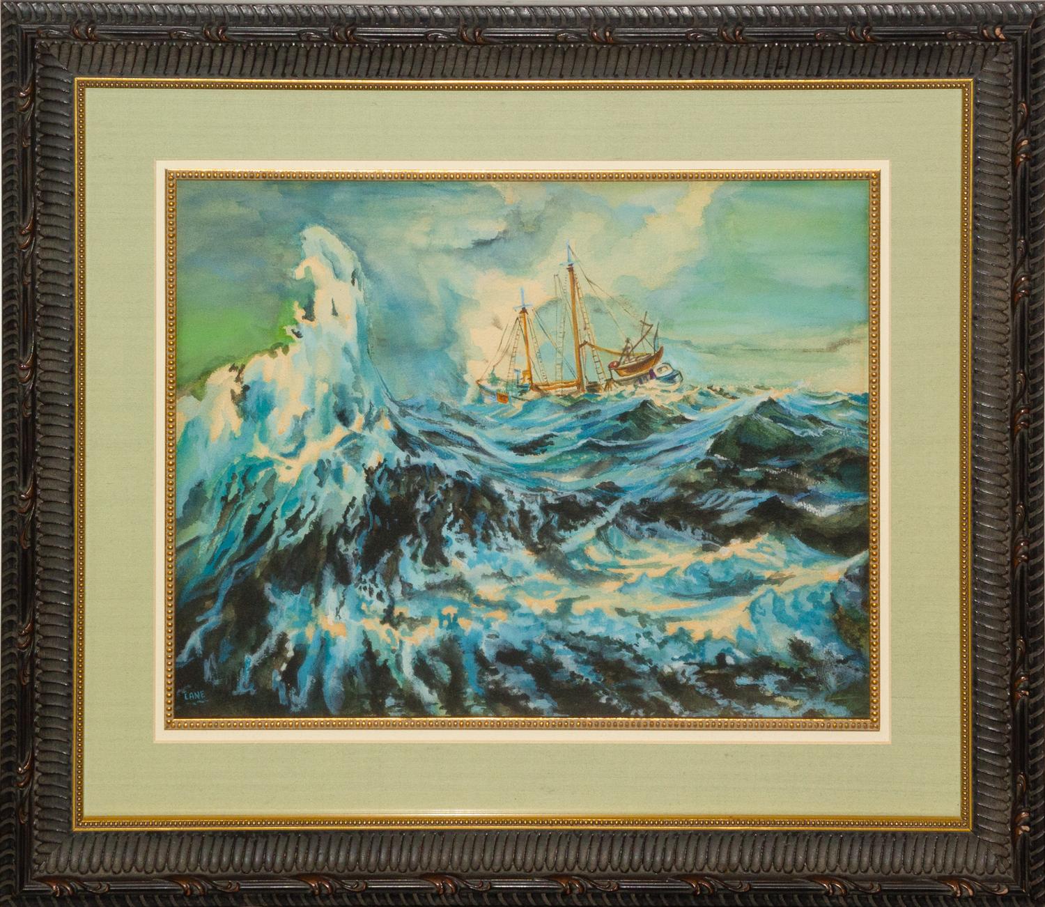 Artist Unknown, (20th century), Ship at Sea