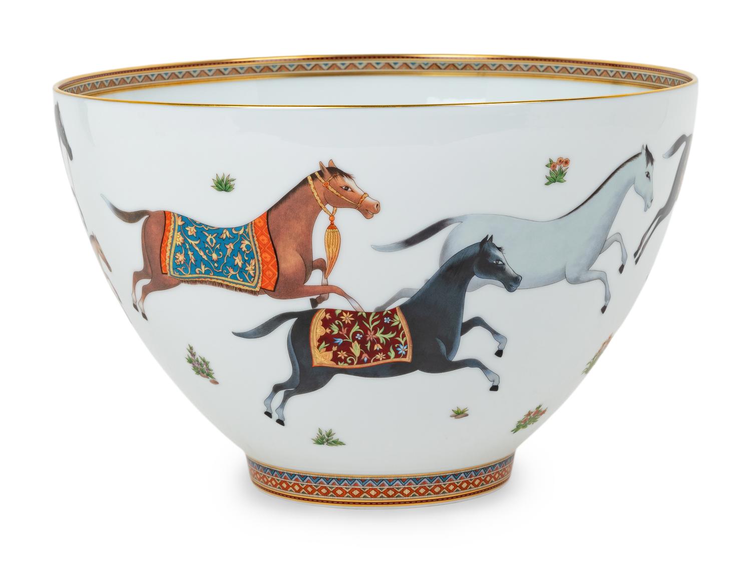 An Hermès Cheval d'Orient Center Bowl
