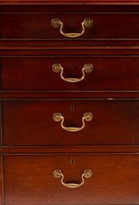A George III Style Mahogany Partner's Desk