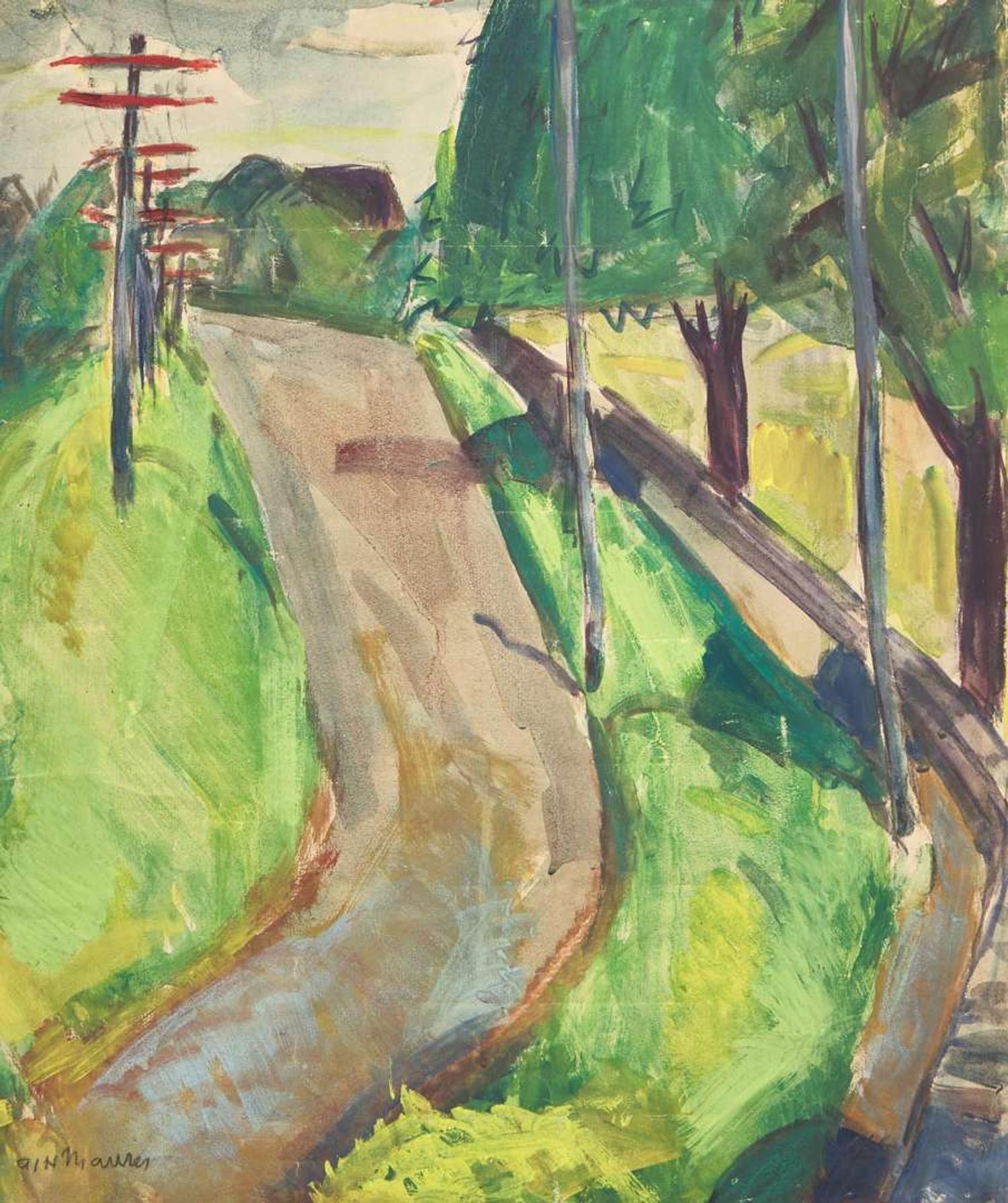 Alfred Henry Maurer (American, 1868-1932) - Country Road