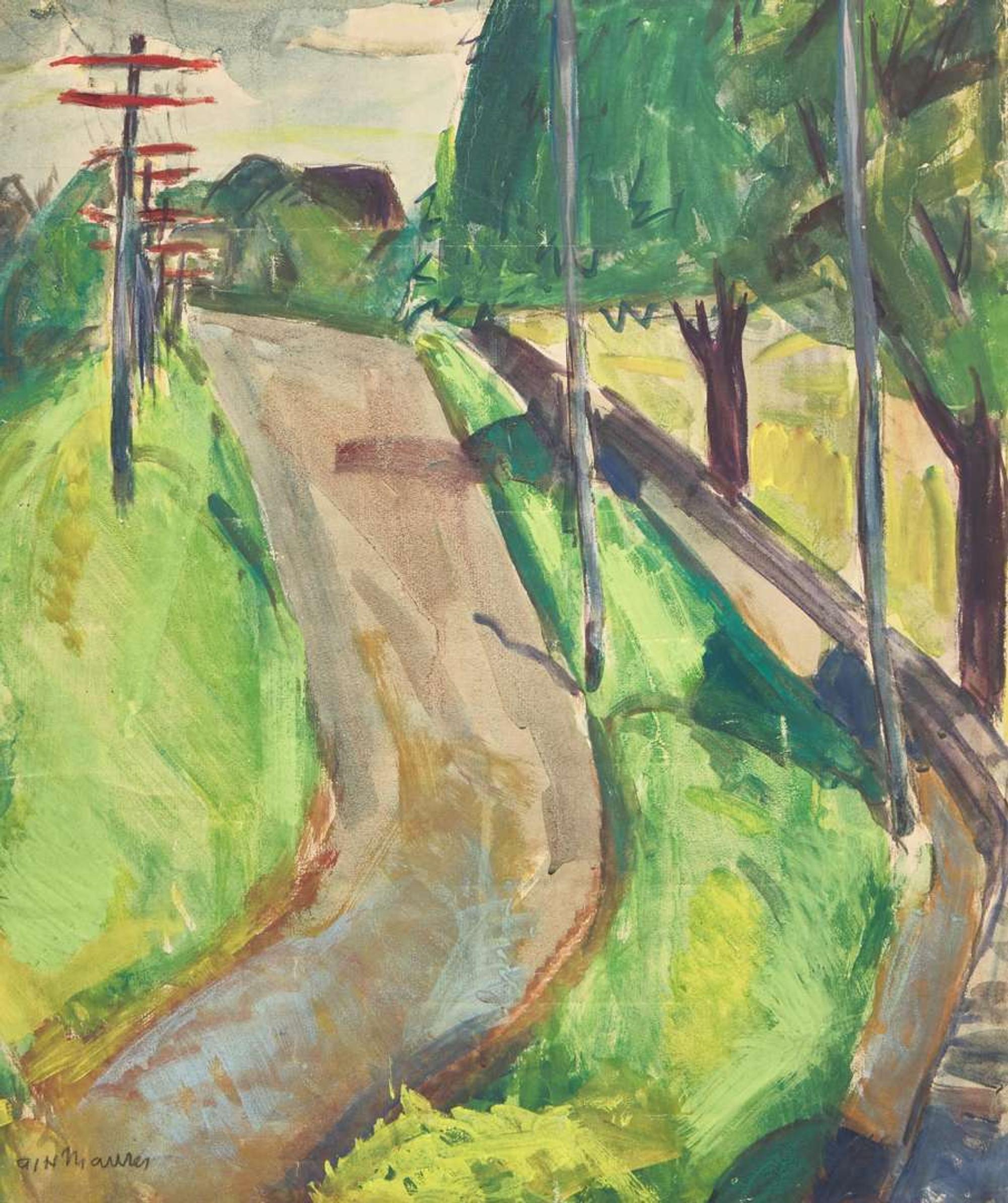 Alfred Henry Maurer (American, 1868-1932) - Country Road