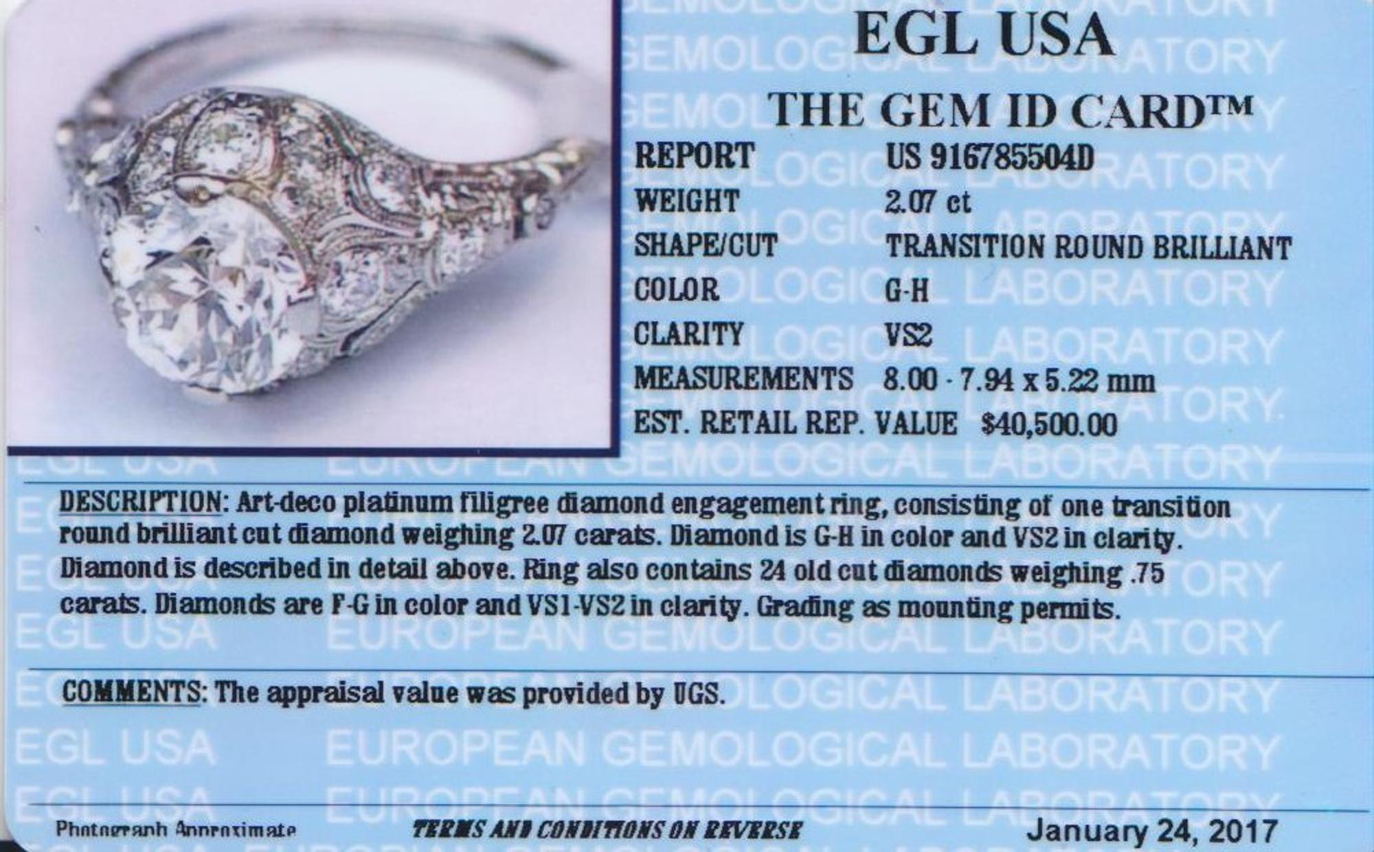 An Art Deco Platinum and Diamond Ring, 3.20 dwts.
