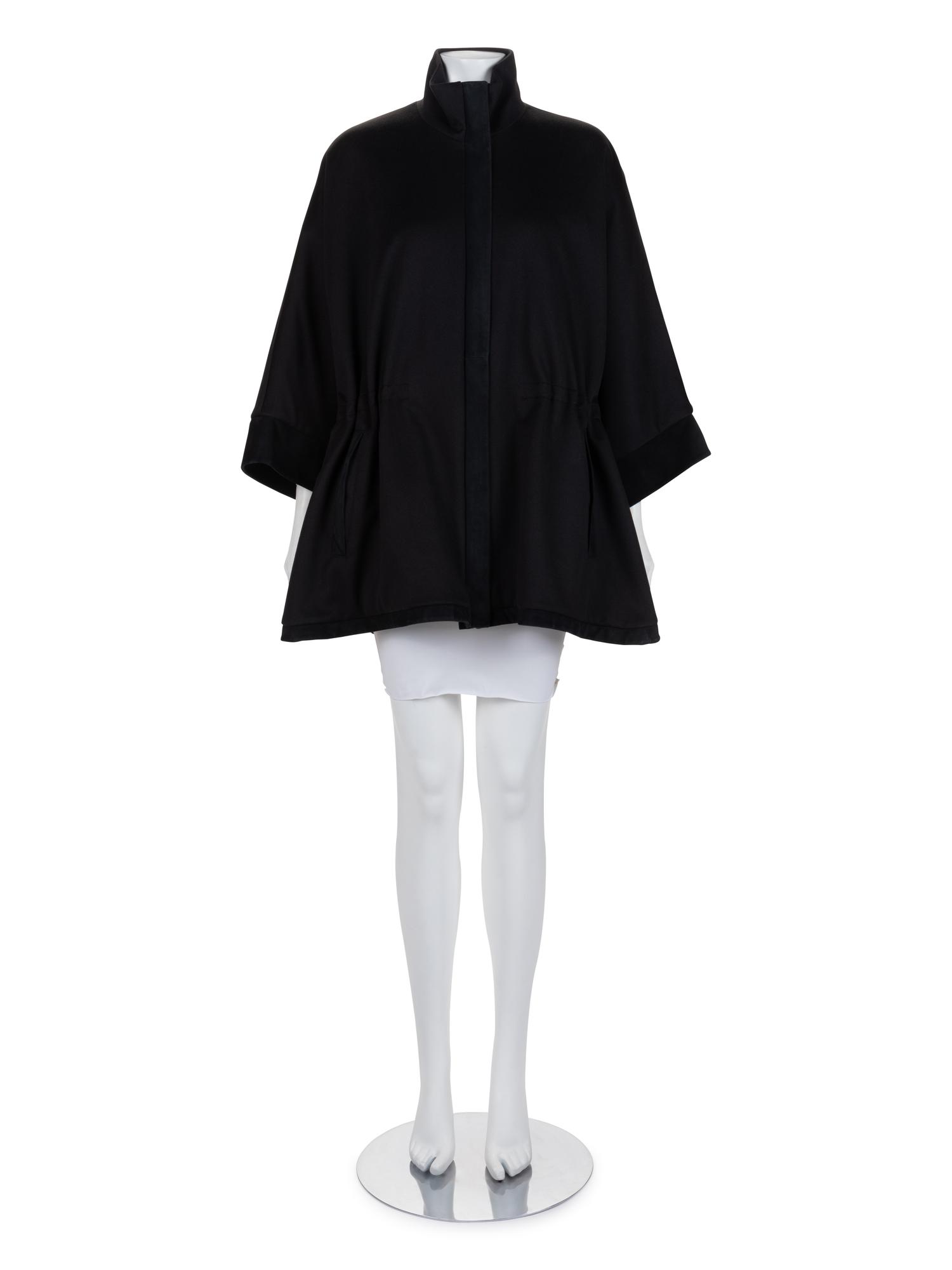Loro Piana Cashmere and Suede Poncho