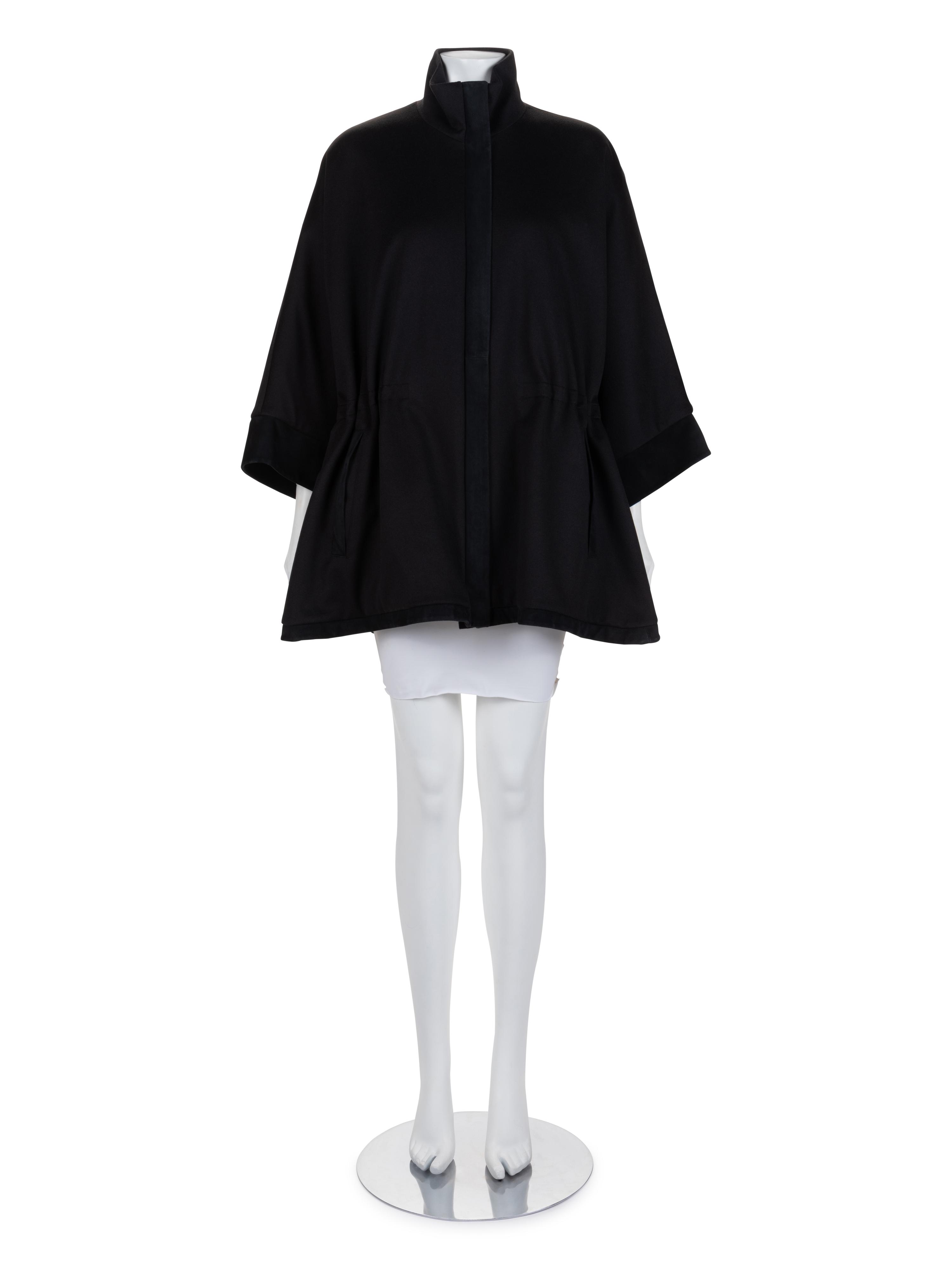 Loro Piana Cashmere and Suede Poncho