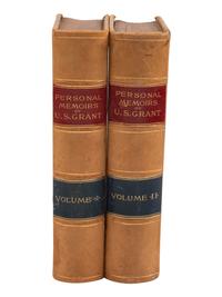 [CIVIL WAR] -- GRANT, Ulysses S. (1822-1885). The Personal Memoirs of U.S. Grant . Vols. I & II.
