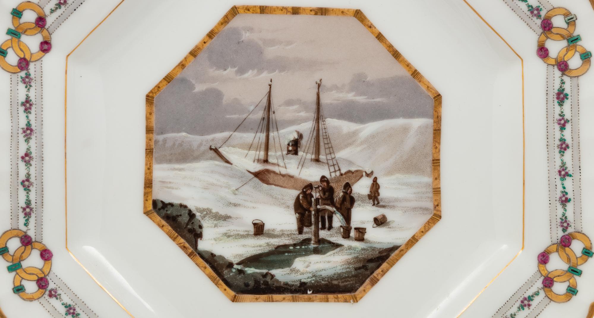 A French Porcelain Ice Cream Service