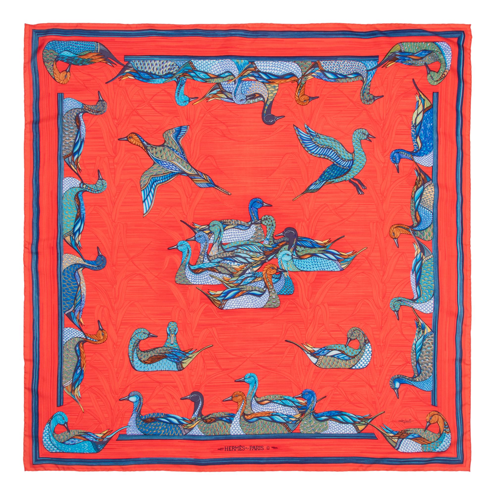 Three Hermès Scarves
