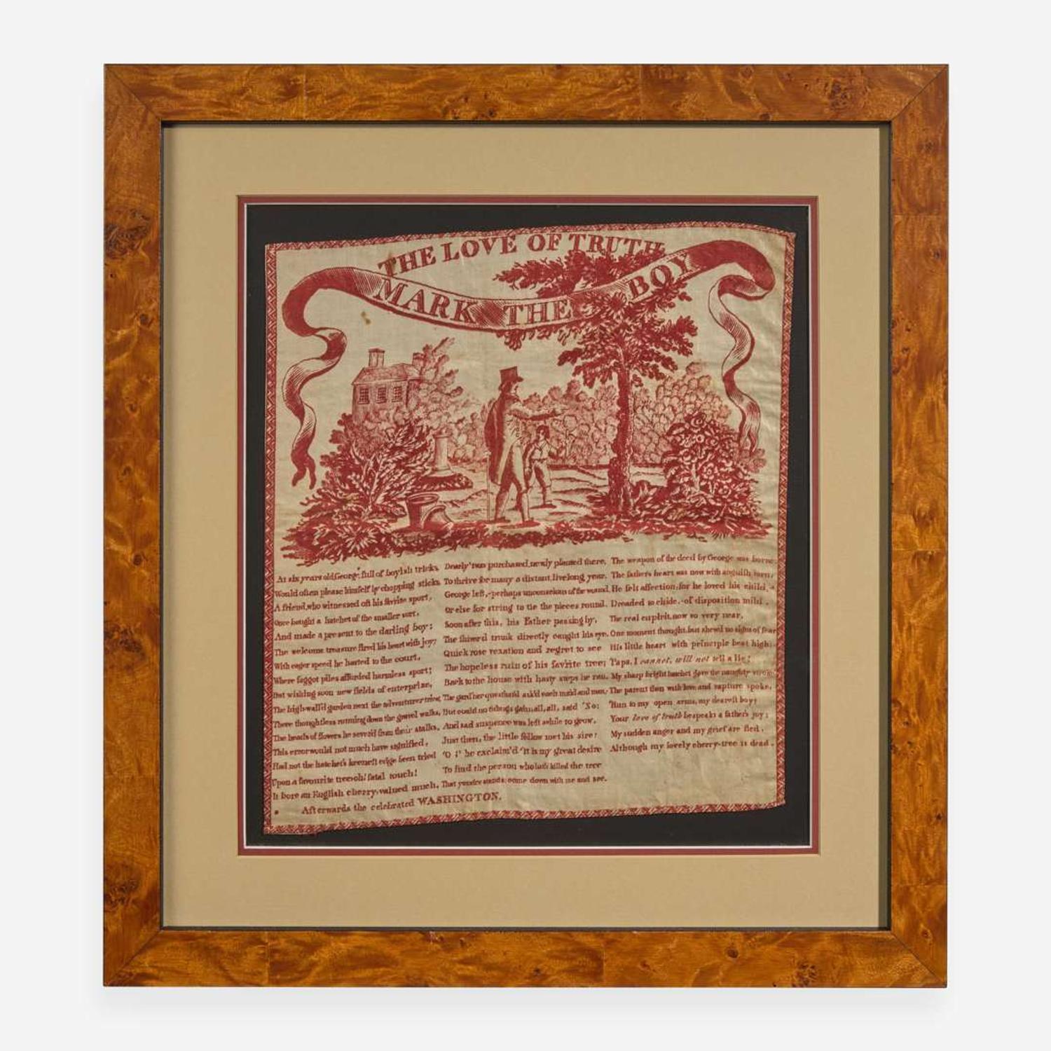 [Presidential] [Washington, George] The Love of Truth Mark the Boy