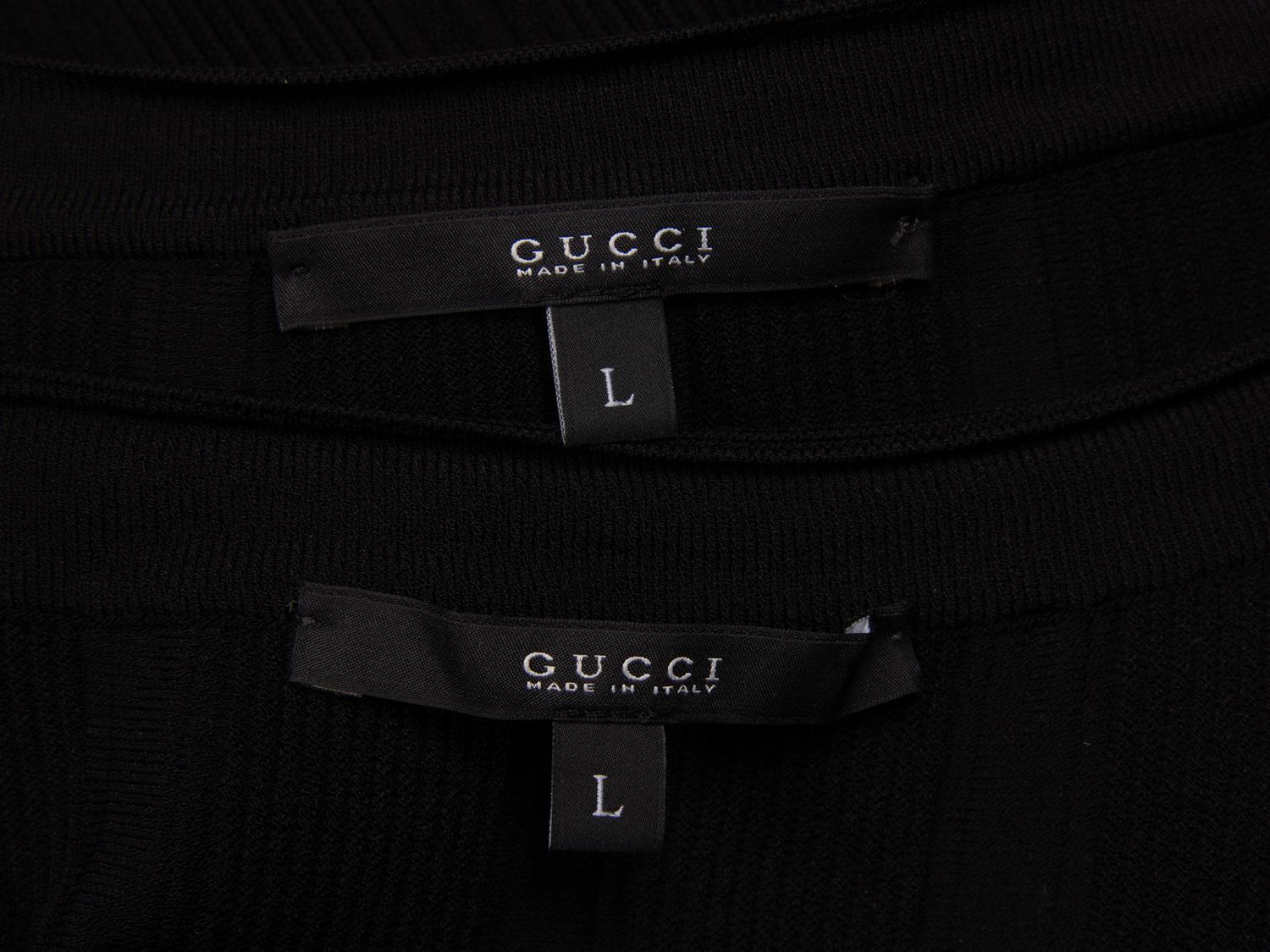 Gucci, Knit Dress & Cardigan Set