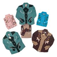 Six Children's Rodeo Shirts, each size 6