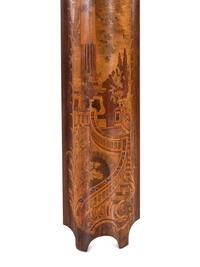 A Continental Marquetry and Lapis Lazuli Inlaid Wall Ornament