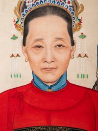 Two Chinese Ancestor Portraits