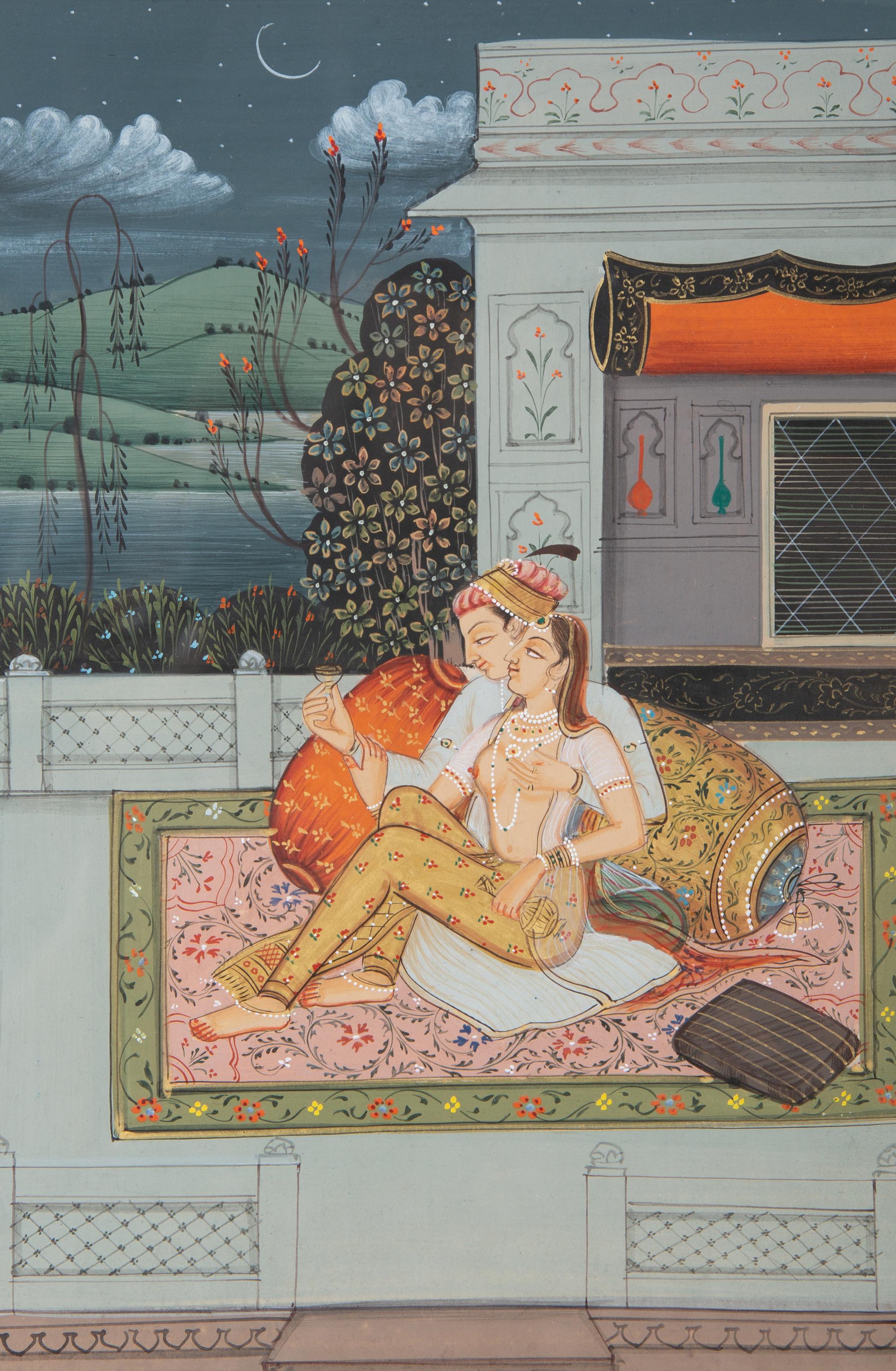 A Group of Four Indian Court Paintings — 20TH CENTURY