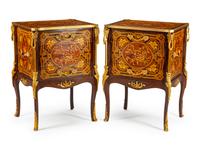 An Empire Style Parcel Gilt Mahogany Table