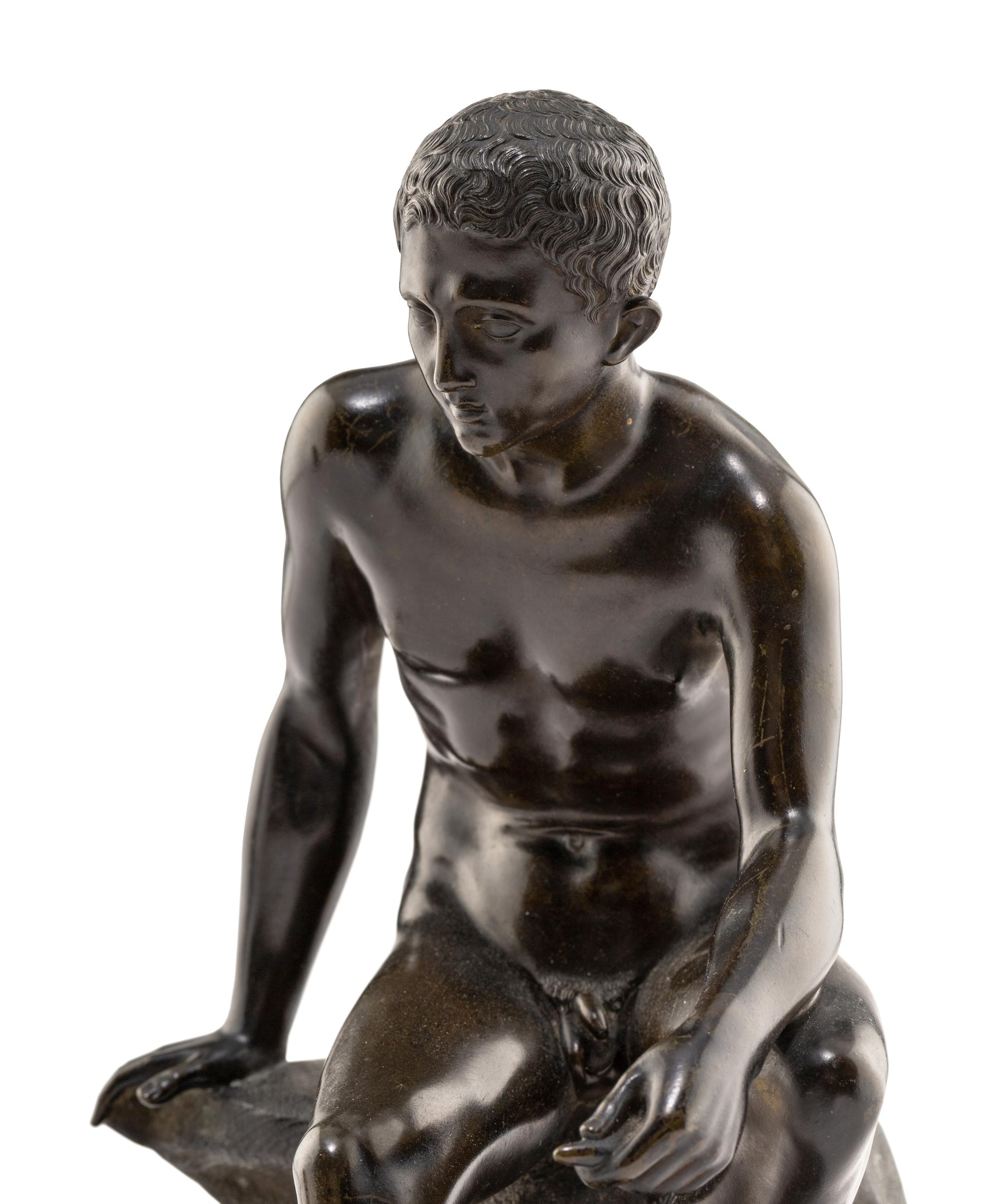 A Grand Tour Bronze Figure After the Antique