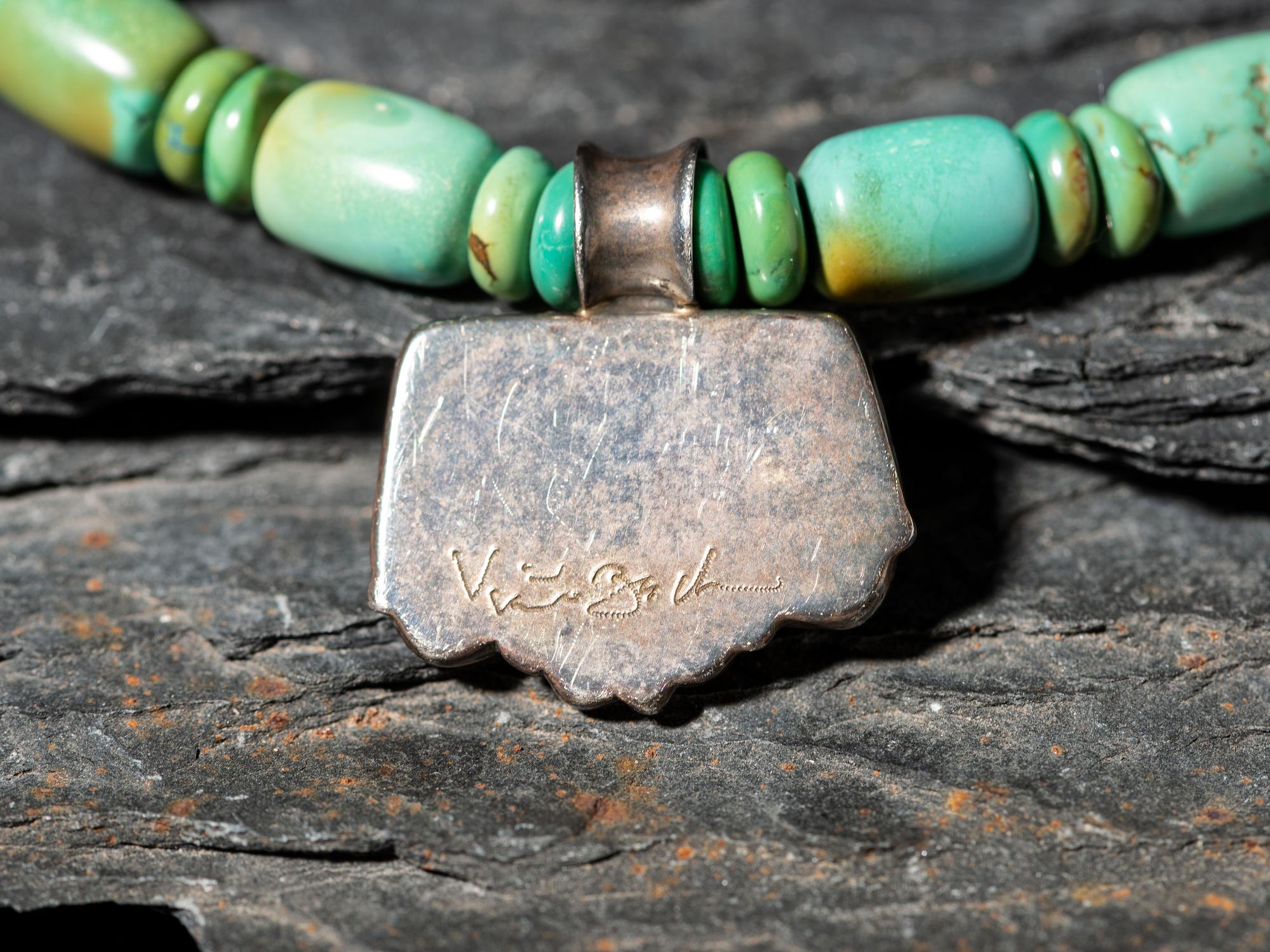Single-strand Turquoise Necklace