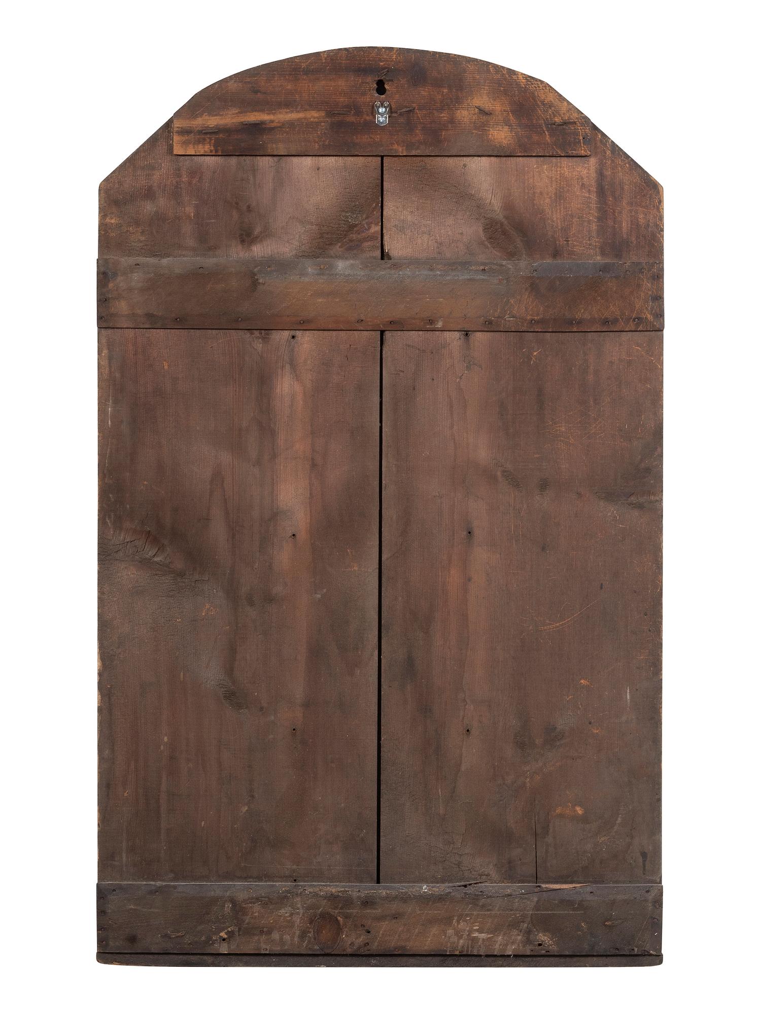A Painted Wood Trade Sign for John W.S. Pierson's Tin Shop