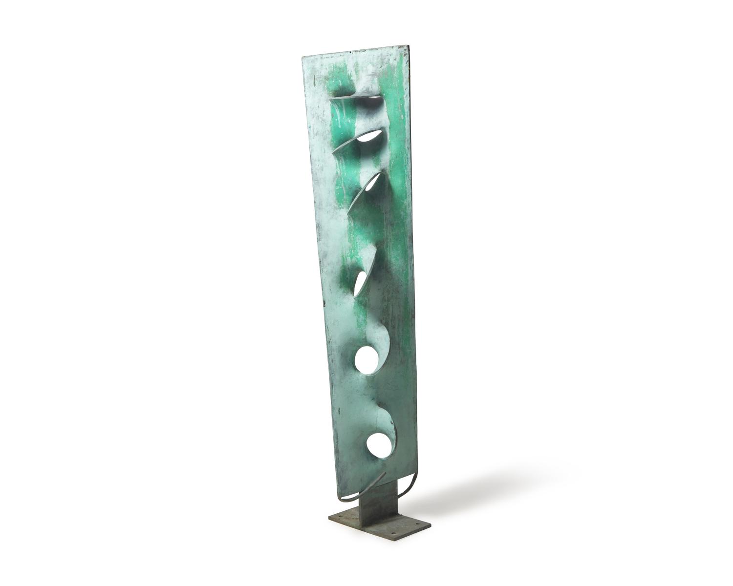 Vertical Fountain Panel (helical apertures)