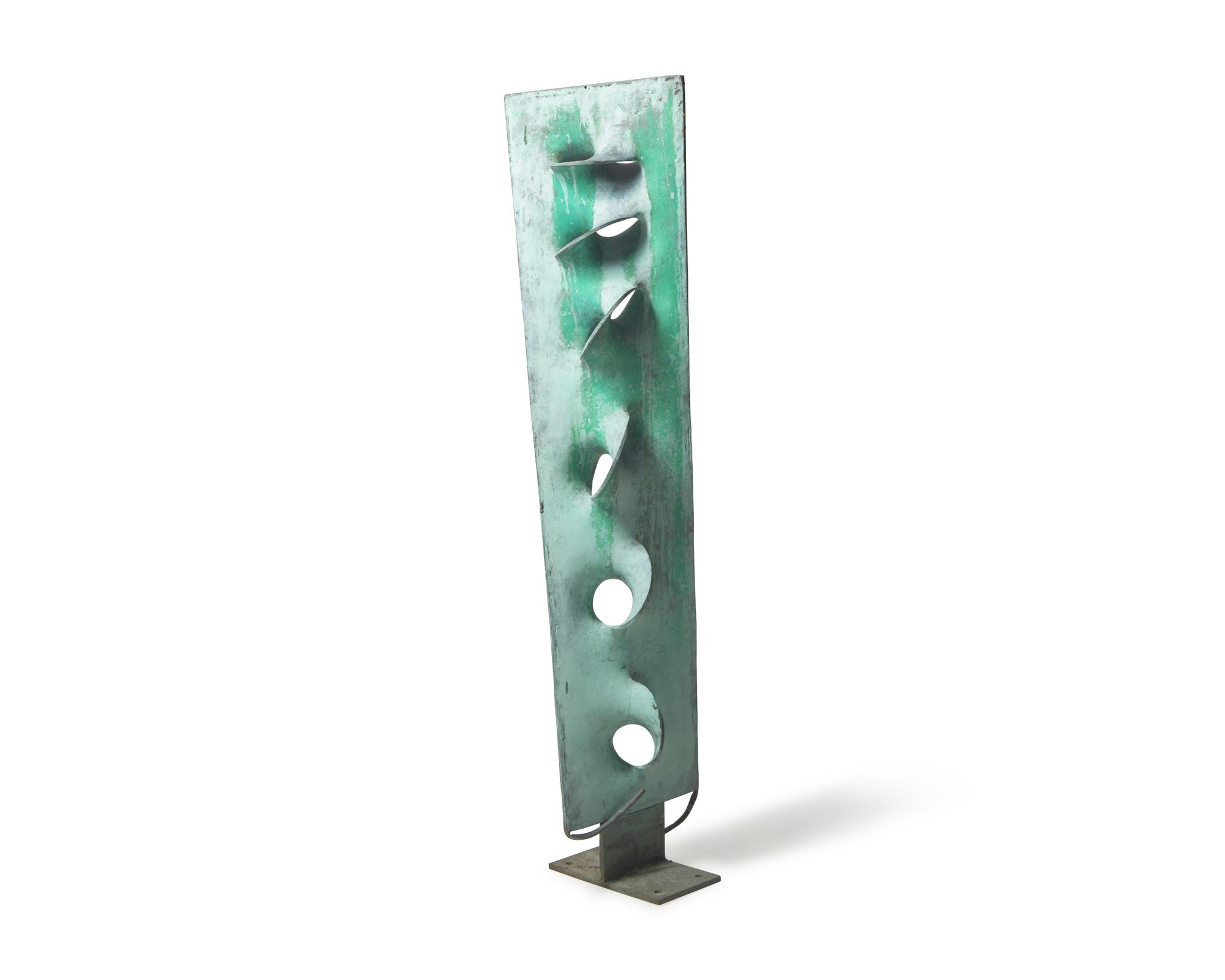 Vertical Fountain Panel (helical apertures)