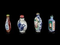 Four Chinese Porcelain Bottles