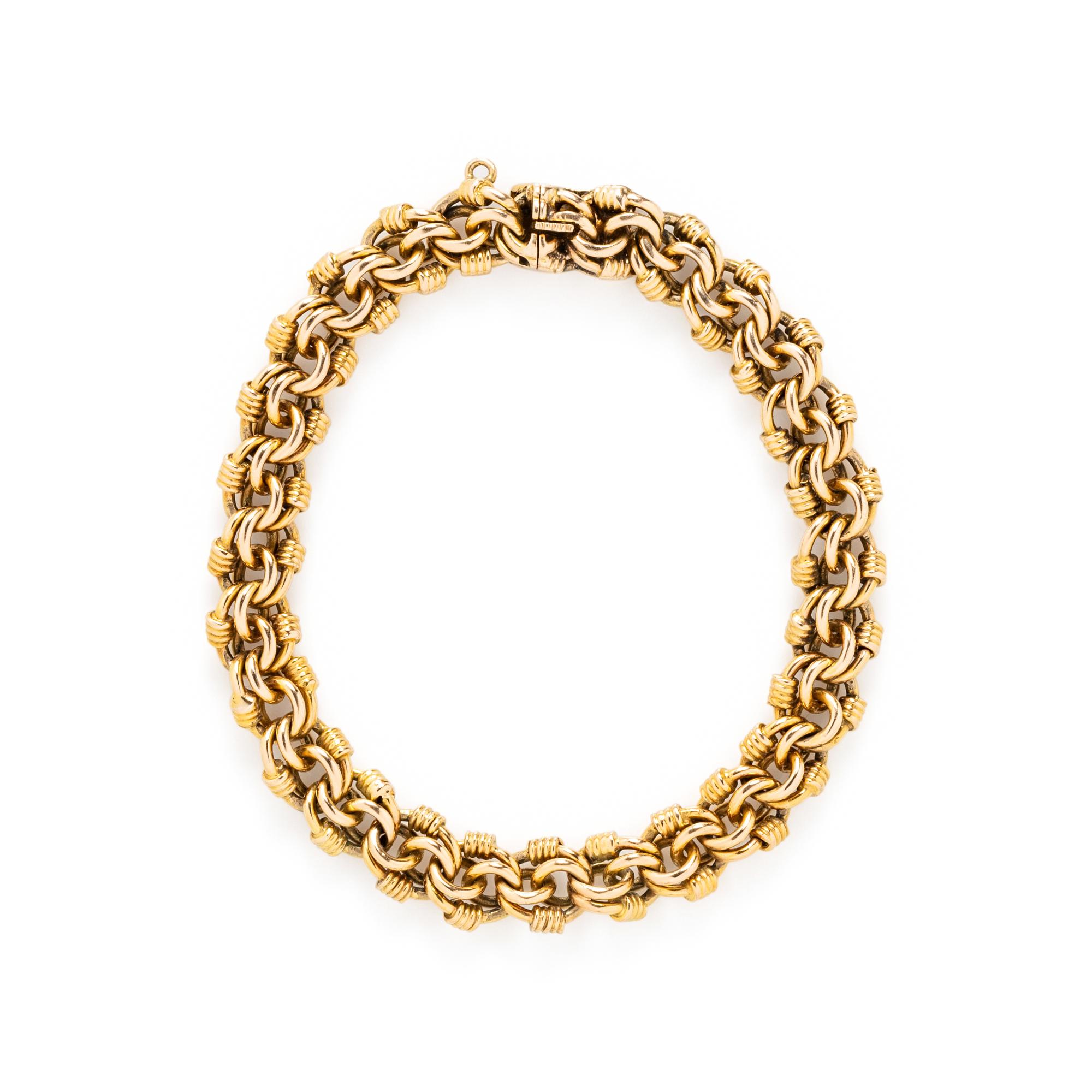 YELLOW GOLD BRACELET