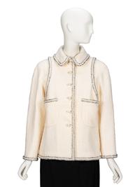 Chanel, Metallic Trim Tweed Jacket