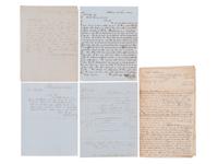 [OHIO]. A group of Ohio-related manuscripts and ephemera, including:
