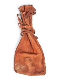 Blackfeet Buffalo Hide Paint Bag