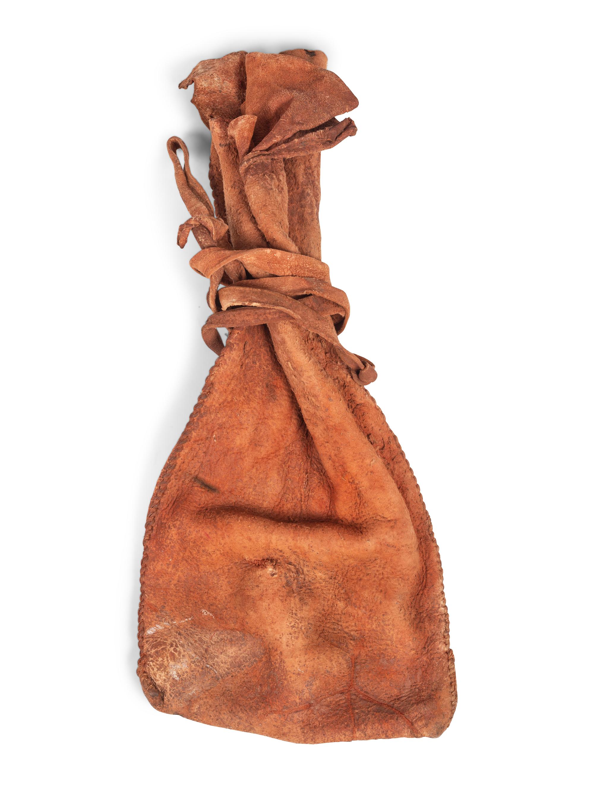 Blackfeet Buffalo Hide Paint Bag