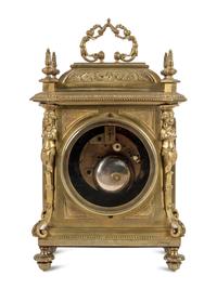 A French Gilt Bronze Mantel Clock