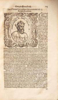 [Early Printing] Gilles, Nicole, and Nicolaus Falckner. Frantzösische Chronica oder Vollkommene Beschreibung aller Namhafftiger gedechtnusz wirdiger Geschichten vnnd Thaten biss auff diss gegenwirtige M.D.L. XXII...